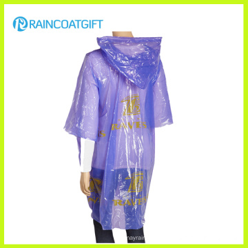 Impermeable desechable de emergencia PE para mujer